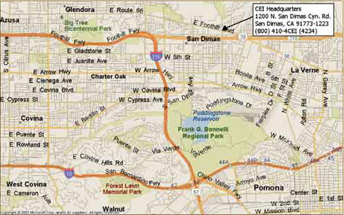 Directions To 210 Freeway Map & Driving Directions - Communication Excellence Institute
